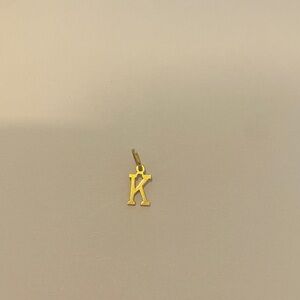 10kt Gold Initial Necklace